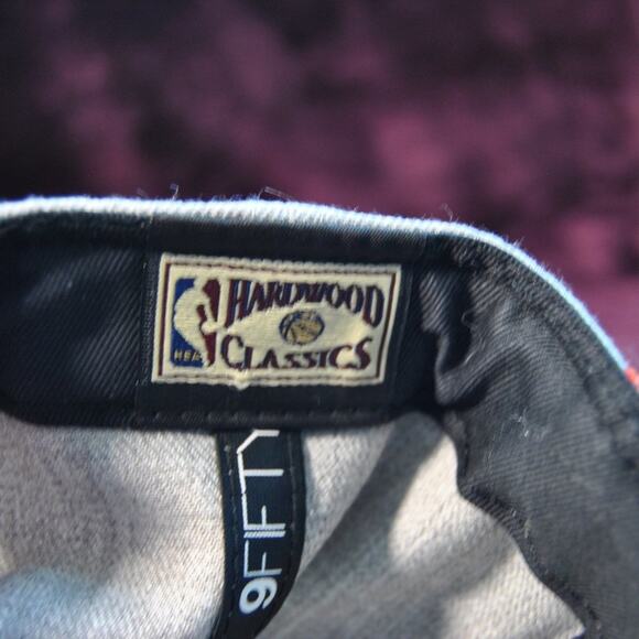 Cleveland Cavaliers New Era 9Fifty Orange & Gray Snap Back Hat (OSFM) - Picture 9 of 10